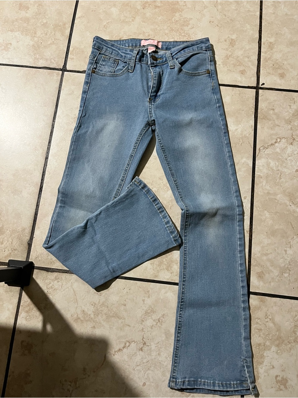 Girls Flare Jeans in Blue